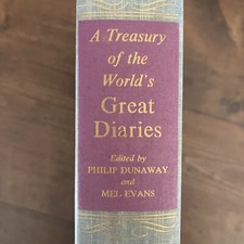 1957 A Treasury Of The Worlds Great Diaries Philip Dunaway Frank Crockett Kafka