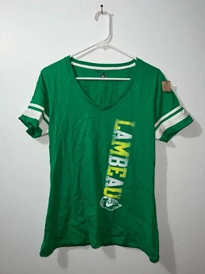 Camisa Champion Lambeau Field Packers cuello en V NFL Green Bay para mujer talla XL Foto 1 de 3
