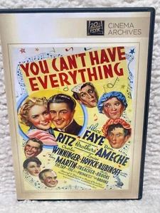 YOU CAN'T HAVE EVERYTHING (1937; Alice Faye, The Ritz Brothers, Don Ameche) *DVD - Bild 1 von 2