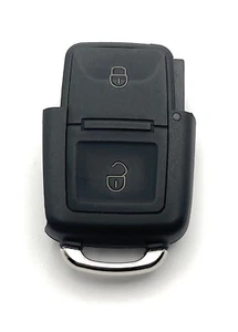 For VW Volkswagen Skoda Seat 2 Button Remote Flip Key Fob Case Shell - Picture 1 of 4