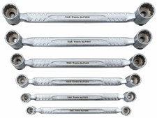 T&e Tools 6 PCE Flex-box Wrench Set - 12 Metric Sizes F6666