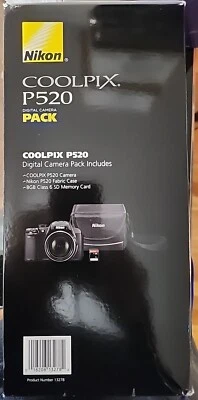 New Nikon Coolpix P520 Digital camera Kit with Nikon P520 Fabric Case - Image 1 of 4
