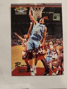 1995 Classic Assets Gold Printers Proof /349 Rasheed Wallace #32 Rookie RC