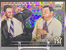 2022 Topps Stadium Club Chrome #3 BABE RUTH New York Yankees X-FRACTOR