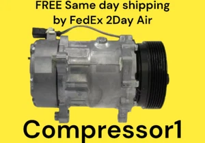 Compresor de CA para VW Jetta, Golf 1999-2005 con polea de 7 ranuras - Imagen 1 de 2