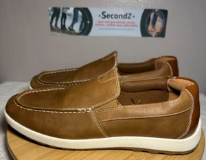 St. John's Bay Herren Dry Cool Memory Foam Braun Slipper Halbschuh Größe 9M - Bild 1 von 10