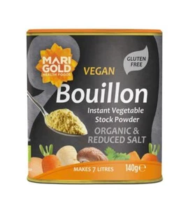 Marigold Organic Swiss Reduced Salt Vegetable Bouillon Powder 140g - Picture 1 of 6