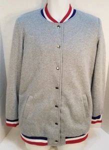 Forever 21 Men's Button Down Grey,Blue,White,and Red Jacket Sz Small - Picture 1 of 8