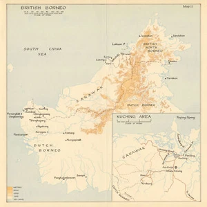 British Borneo 1941. Sarawak Brunei. Kuching area 1957 old vintage map chart - Picture 1 of 1
