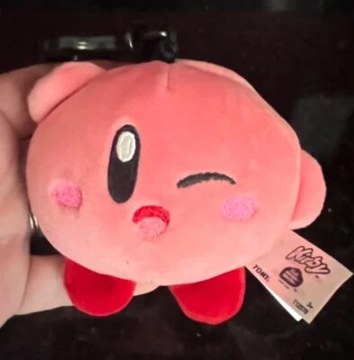 Плюшевый зажим Kirby Winking Kirby Bu TOMY Club Mocchi-Mocchi отличное состояние - Изображение 1 из 3