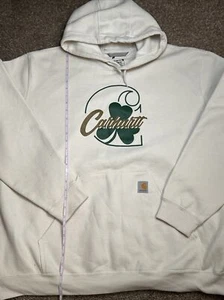 HERREN 2XL-Carhartt 105231 mittelschwer lose Passform Kapuzenpullover - Bild 1 von 5
