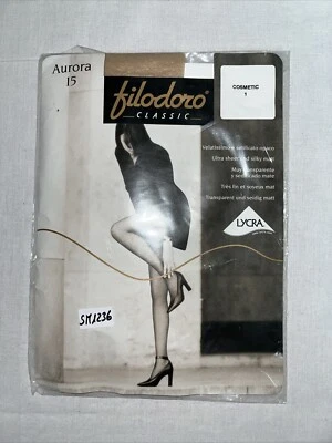 Medias clásicas de mujer Filodoro talla 1 Cosmetic Aurora 15 DEN SM1236 Foto 1 de 2