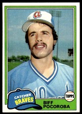 1981 Topps Biff Pocoroba Atlanta Braves #326