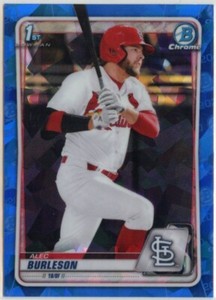 2020 Bowman Draft Sapphire Edition Alec Burleson BD-45 St Louis Cardinals