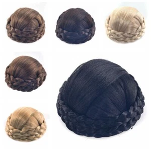 Synthetic Fake Hair Bun Natural Hanfu Hair Chignon Braided Chignon Female - Picture 1 of 17