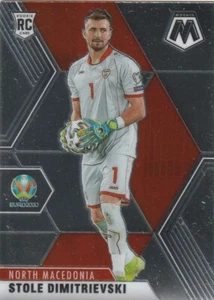 Stole Dimitrievski RC 2021 Mosaic UEFA Euro 2020 Soccer Rookie Card #57 - Picture 1 of 2