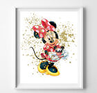Minnie Mouse with Cupcake Wall Art Disney Print - 8 x 10 Unframed