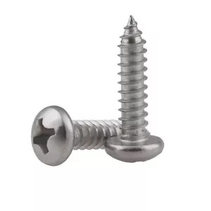 M1M1.2M1.4M1.7M2M2.2M2.6M3 Cabeza de cacerola 304 Tornillos autorroscantes de acero inoxidable - Imagen 1 de 4