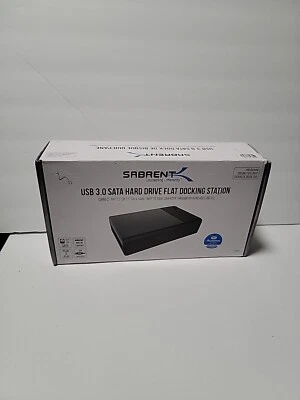 Sabrent USB 3.0 SATA HARD DRIVE FLAT DOCKING STATION TB External 2.5 OR 3.5 inch - Image 1 of 4