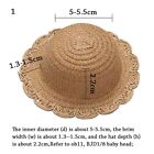 Hat Mini Doll Hat Accessories Doll House Ornament Straw Hat Hand Weaved Hats