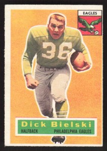 1956 TOPPS DICK BIELSKI 76 VG-EX FOOTBALL PHILADELPHIA EAGLES