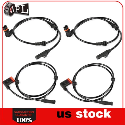 4X Front & Rear ABS Wheel Speed Sensors For 2008-2014 Mercedes-Benz C300 C350 - Изображение 1 из 4