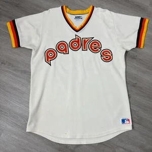 Authentic 1980 WILLIE MONTANEZ San Diego Padres Jersey 44 Medalist Sand Knit - Picture 1 of 10