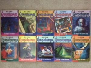 Goosebumps 1-10 set  R.L. Stine 1 2 3 4 5 6 7 8 9 10 lot - Bild 1 von 1