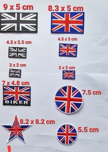 UK Union Jack National Flag Embroidery Patch Iron on Sew On Badge ENGLAND britai - Picture 1 of 1