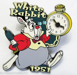 Disney DS 100 Years of Dreams #22 White Rabbit 1951 Pin - Picture 1 of 2