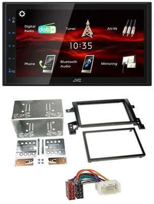 JVC USB Bluetooth MP3 DAB 2DIN Autoradio für Suzuki Grand Vitara ab 2005 - Bild 1 von 4