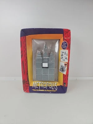 New 1998 Metropolis 7 Piece Stacking Puzzle Game City DaMert USA  - Image 1 of 4