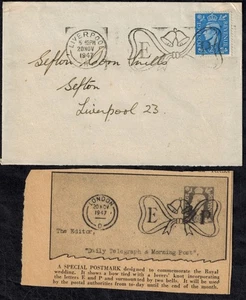 Great Britain 1947 Royal Wedding Cover w/Special Royal Wedding Cancel RARE - Picture 1 of 1