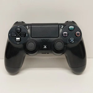 Genuine Sony PlayStation 4 PS4 Dualshock 4 Controller Black OEM Working 080 - Picture 1 of 7