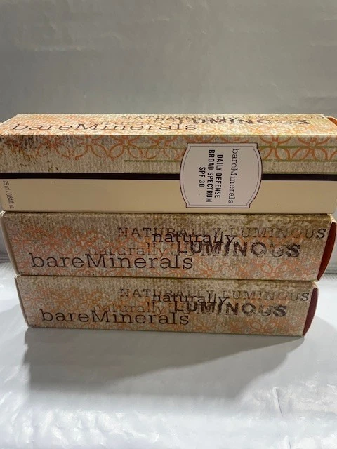 BareMinerals Daily Defense FPS 30 – 25 ml / 0,84 fl oz – Paquete de 3 – Nuevo en caja Foto 1 de 1