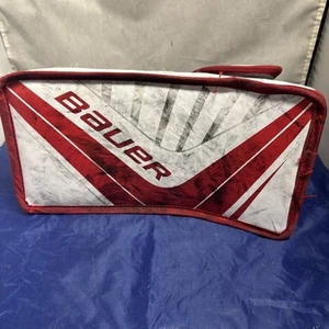 Bauer Vapor X700 Junior Goalie Blocker White & Red - Picture 1 of 12