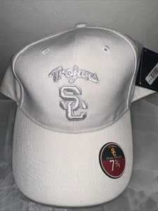 NEU USC Trojaner Vintage TEAM TROJANER TAILLIERT weiß Kappe Mütze Größe 7 3/4 Erwachsene Einheitsgröße - Bild 1 von 6