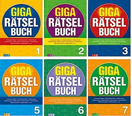 Giga-Rätselbuch - zur Auswahl - Bild 1 von 1