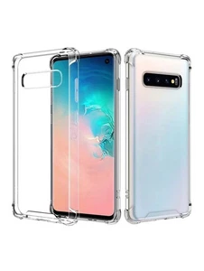 Clear TPU Protective Back Gel Case Cover For Samsung Galaxy S10 - Picture 1 of 1