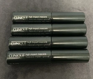 4x Clinique High Impact MASCARA Black Reisegröße NEU -4er Pack - Bild 1 von 3