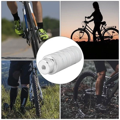 Suporte para pés de metal resistente pinos traseiros para acrobacias apoio para os pés bicicleta - Imagem 1 de 4