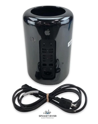 Apple Mac Pro A1481 '13 Quad Core Xeon E5-1620v2 3.0GHz 1TB SSD 32GB RAM 2x D300 - Image 1 of 4