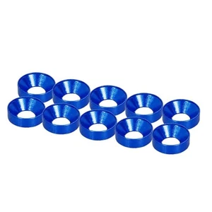Eagle Modelo M4 aluminio arandela plana 10 piezas azul - Imagen 1 de 3