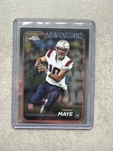 Drake Maye RC New England Patriots Topps Chrome  NFL American Football 2024 - Bild 1 von 2