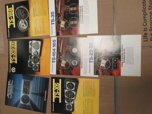 Pioneer 7 Car Stereo Speaker TS-X11 TS-X9 TSX6 TS-168 Vintage Original Catalogue - Picture 1 of 6