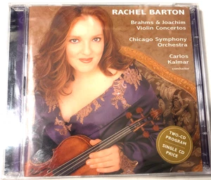 Rachel Barton Plays Brahms & Joachim   Violin Concertos  (CD, 2003) New sealed - Picture 1 of 5