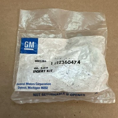 Kit de inserción de almohadilla de bocina NOS volante genuino GM 12360474 NUEVO EN PAQUETE envío gratuito Foto 1 de 4