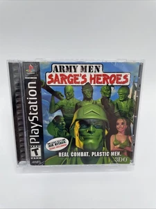 Army Men: Sarge's Heroes PS1 PlayStation 1 completo CIB VG - Foto 1 di 7