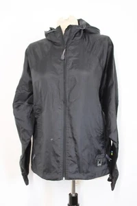 Sierra Designs L Black Hooded Nylon Rain Jacket - Picture 1 of 10
