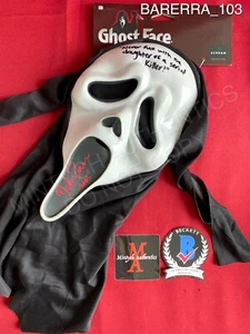 Melissa Barrera autografiada firmada Fun World UW Ghostface máscara Sam Beckett certificado de autenticidad - Imagen 1 de 4